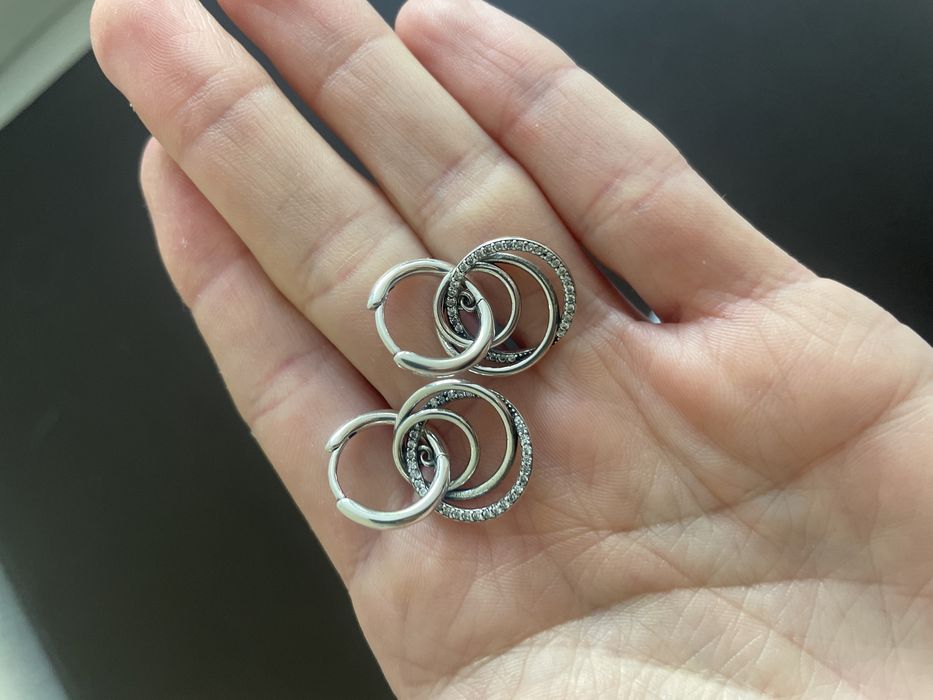 Нови обици тип пандора 925