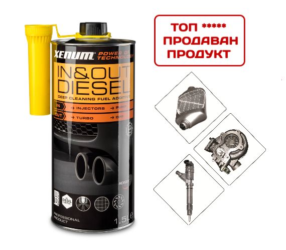 Препарат-добавка за почистване на DPF филтри, турбини, инжектори