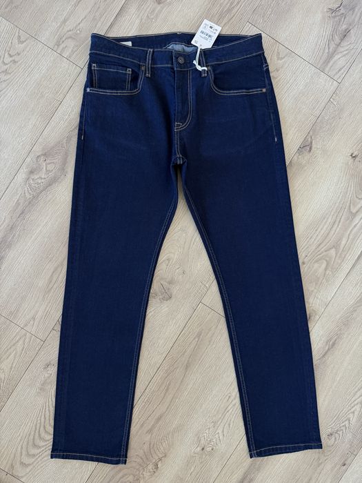 Blugi PEPE JEANS Cash Regular Fit Indigo Barbati | Marime 34 x 32 (Talie 86 cm)