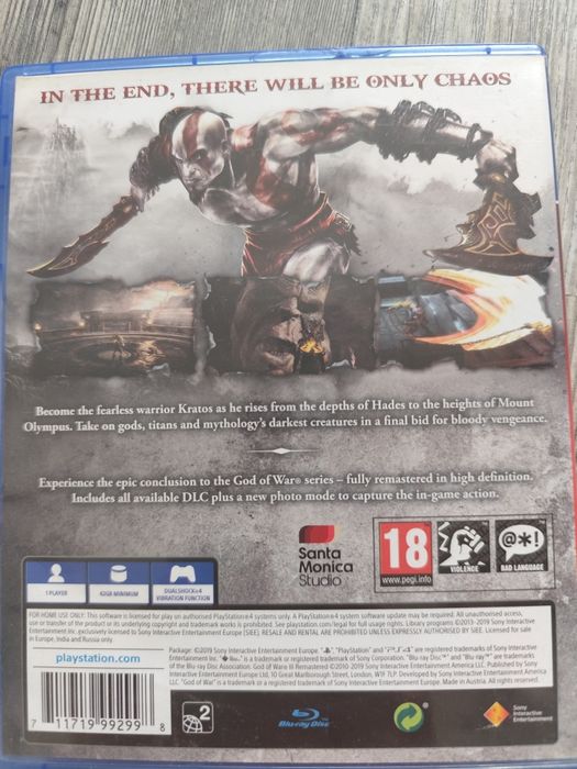 God of war Remastered