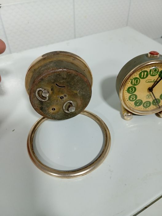 Слава редкие будильник часы советские рабочие