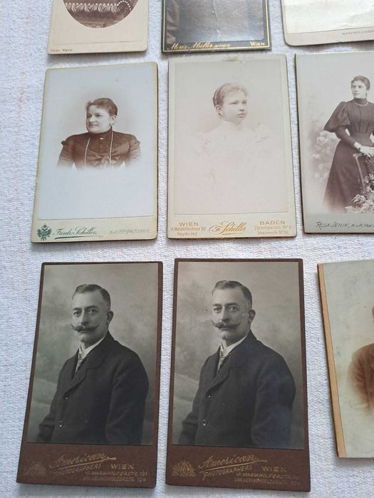 fotografii vechi pe carton 13/20 cm