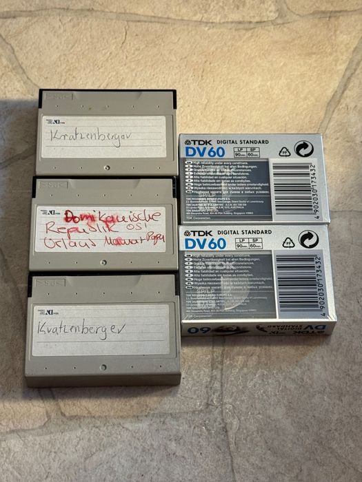 Lot 5 casete video digitale format miniDV