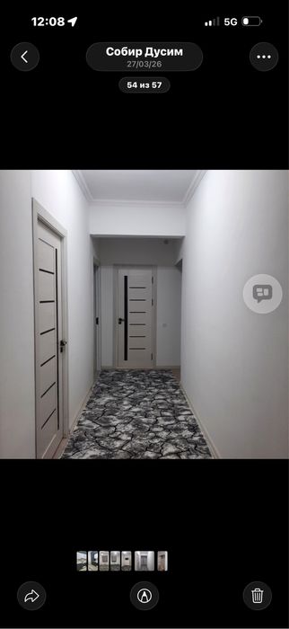 Аренда квартира бор 2хонали янги хали хечким яшамаган хамма шаройитлар