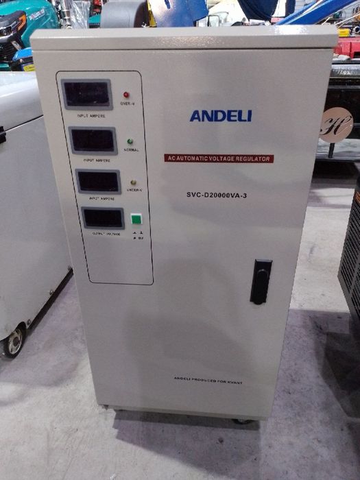 Стабилизатор напряжения Andeli 20 кв 3 фаза оригинал  100%
