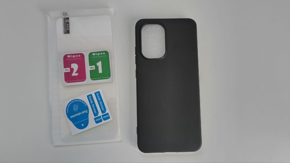 Husa silicon și folie sticla Nokia X30