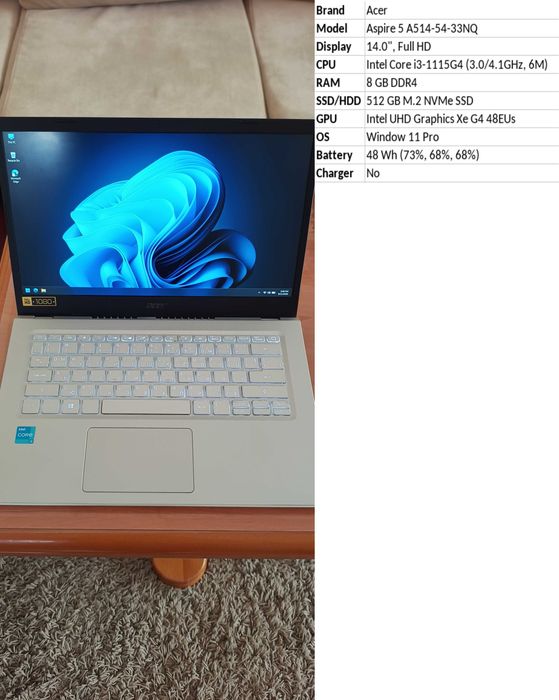 Лаптопи - Acer, Lenovo, Dell