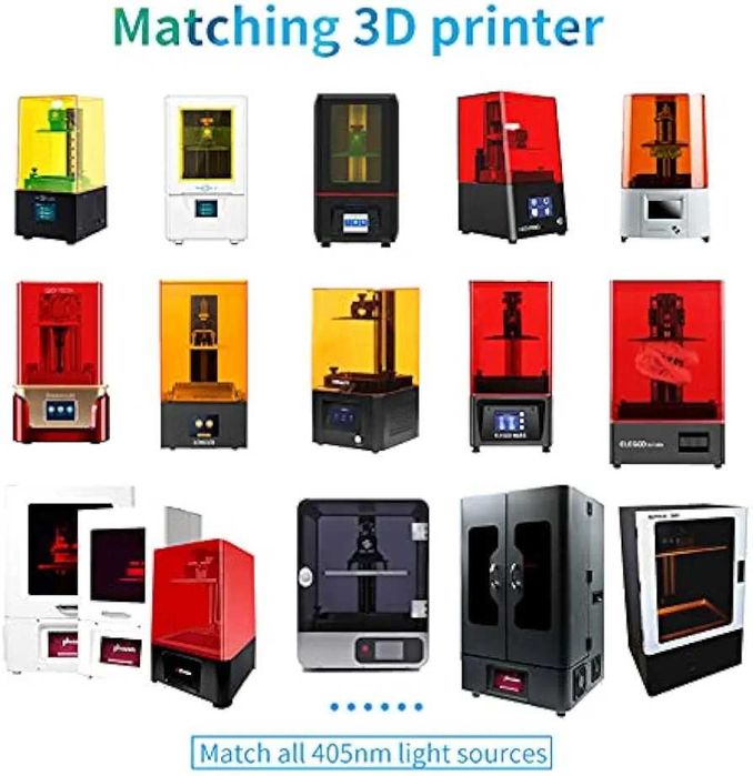 Чисто нова запечатана оригинална 3D смола RESIONE K Tough ABS-Like (Черна, 1 кг)
