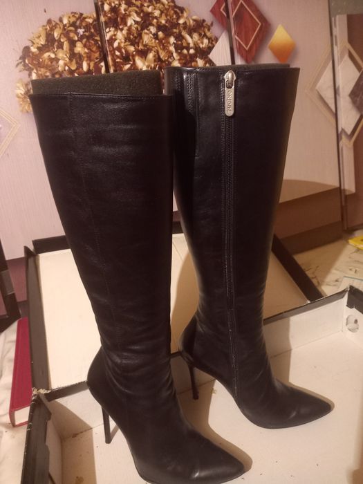 Кожанные сапоги ИТАЛИЯ