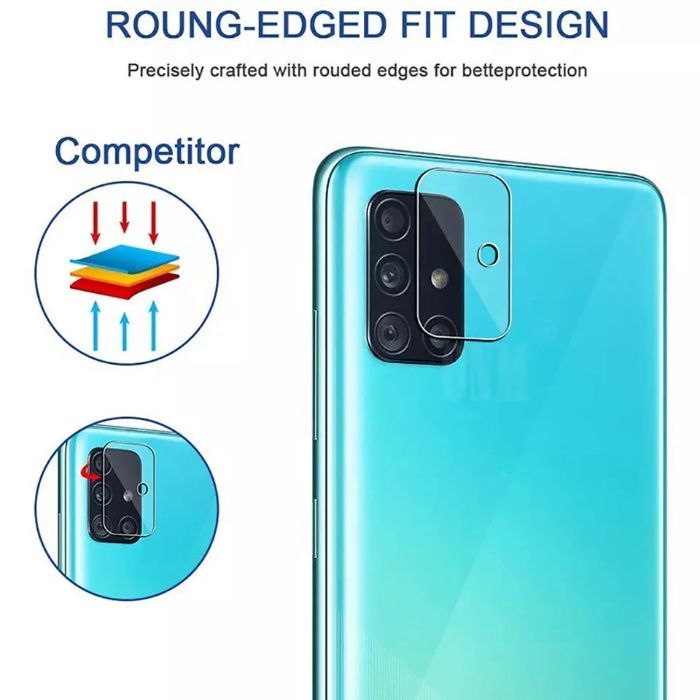 Folie sticla securizata de camera Samsung Galaxy A21s, A41, A71
