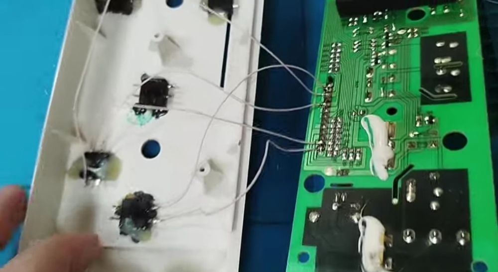 Ремонт кнопок на микроволновке