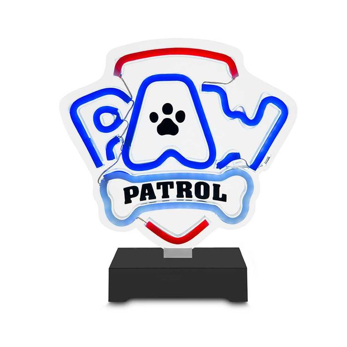 Пес Патрул / PAW Patrol LED Neon Нощна лампа със стойка за детска стая