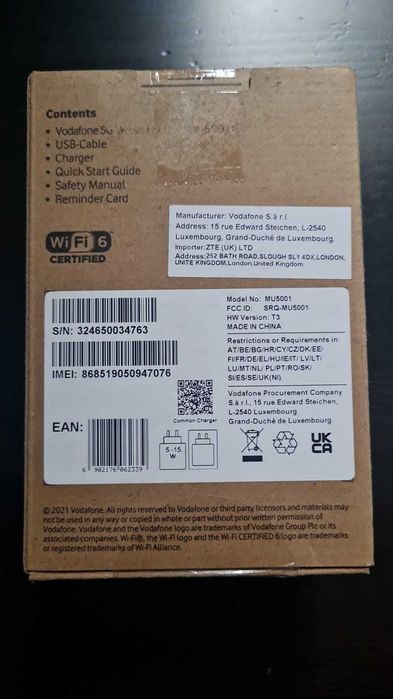 Мобилен Рутер VODAFONE