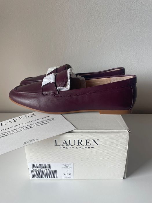 Нови кожени лоуфъри мокасини  «Lauren Ralph Lauren». Р.40