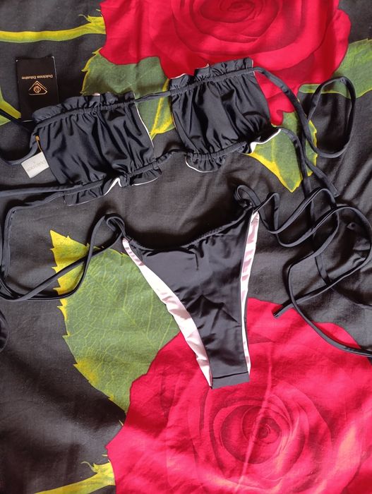 Купальник 2 в 1,два цвета в одном купальнике