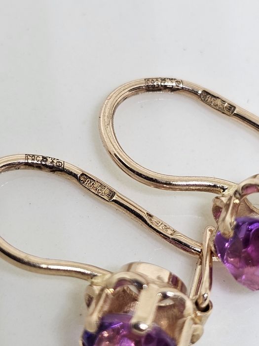 Советские серьги 583СССР