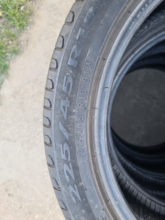 PRET FIX-Set 4 Anvelope Vară Pirelli Cinturato P7 225/45 R18–DOT 2019