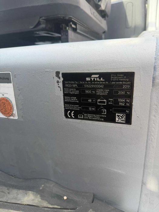 Stivuitor electric STILL RX20-18 PL