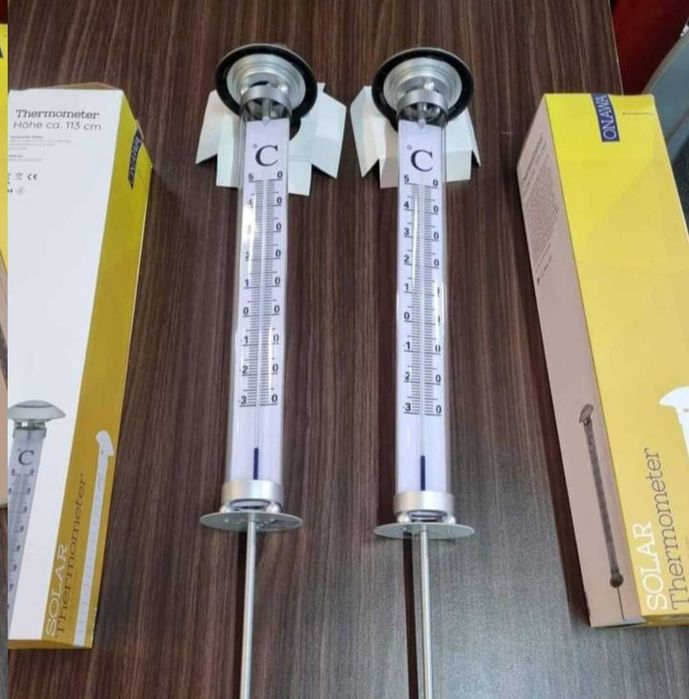 Termometru Lampa Solara Gradina