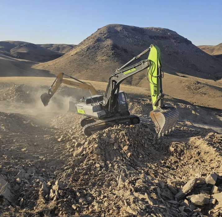 Услуги гусеничного экскаватора + Гидромолот