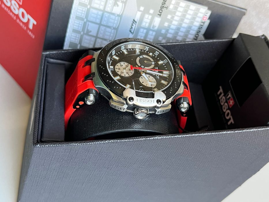 Ceas Tissot T Race Quartz Chronograph Black & Red T-Sport