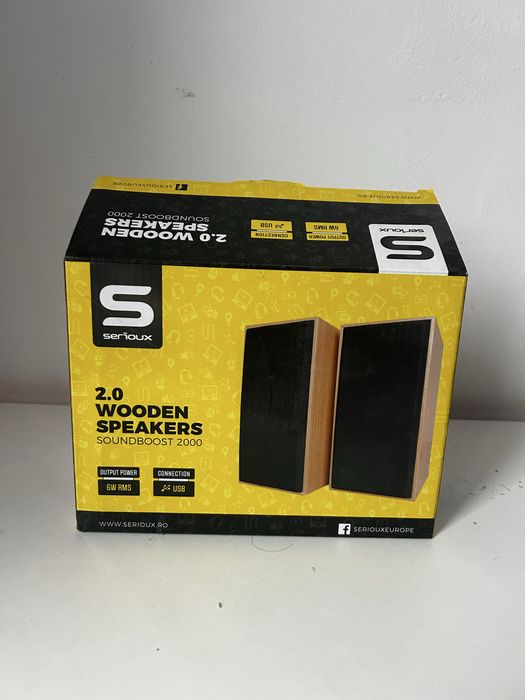 Boxe Ser1ous 2.0 Wooden Speakers
