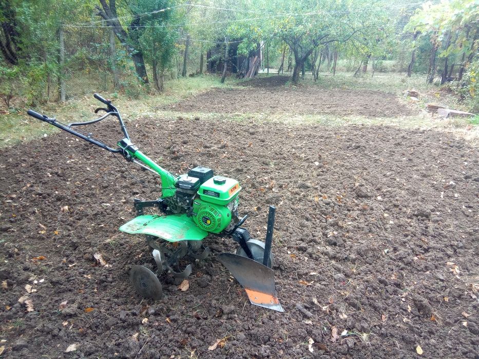 Фрезоване и оране с мотокултиватор