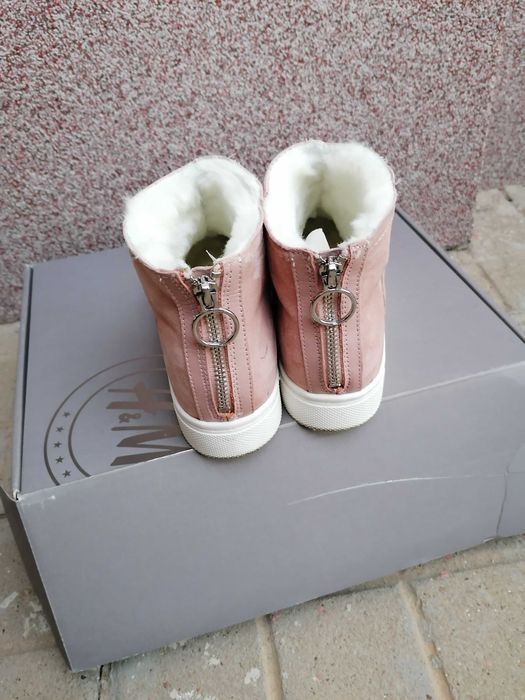 Дамски боти, естествена кожа, нови, 36номер, есенно-зимни обувки