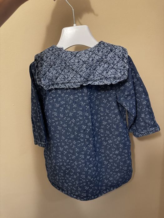 Дънкова рокля Zara за момиче 3г / 98см