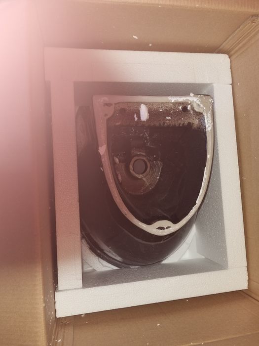 Wc bazin si bideu noi din ceramic negru lucios