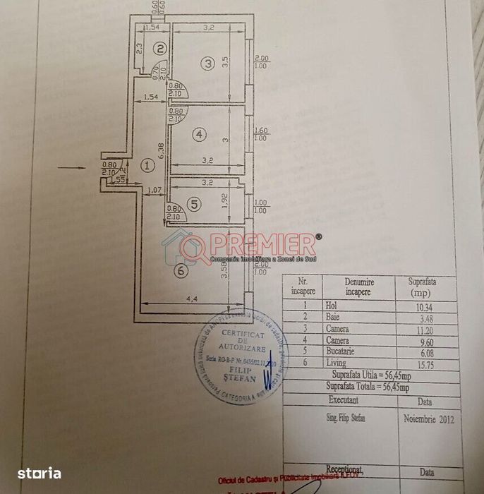 Ap 3 camere | 56 mp | Mobilat si utilat | Parcare | Sf Agnes |