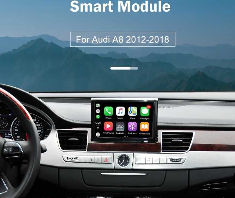 Безжичен Apple Carplay /Android Auto за Audi A8 D4 2011-