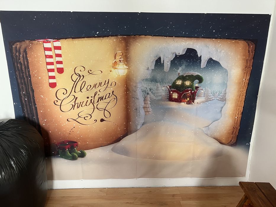 Decor craciun brazi fundal