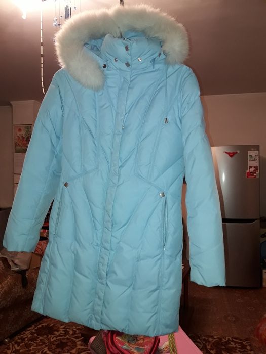 пуховик - лебяжий пух 44 размер