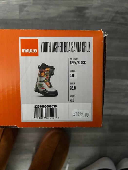 Boots snowboard Thirty Two Youth Lashed BOA Santa Cruz