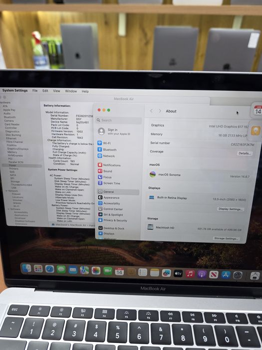 MacBook Air 16gb Ram 512 Ssd IDEAL