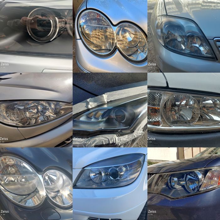 Полиране/пастиране на автомобили и фарове