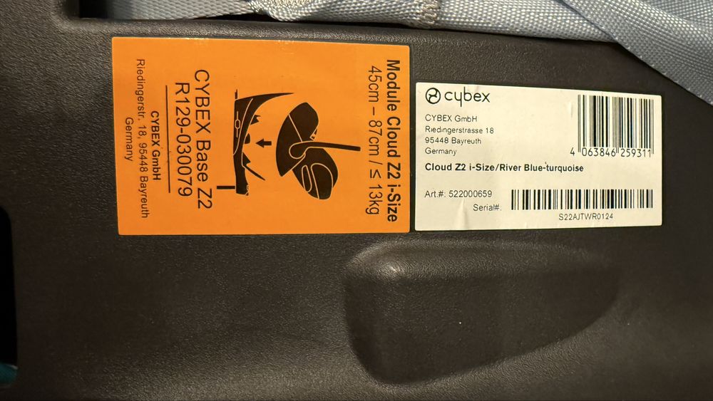 Scoica cybex platinum z2 / T i-size adaptori inclusi