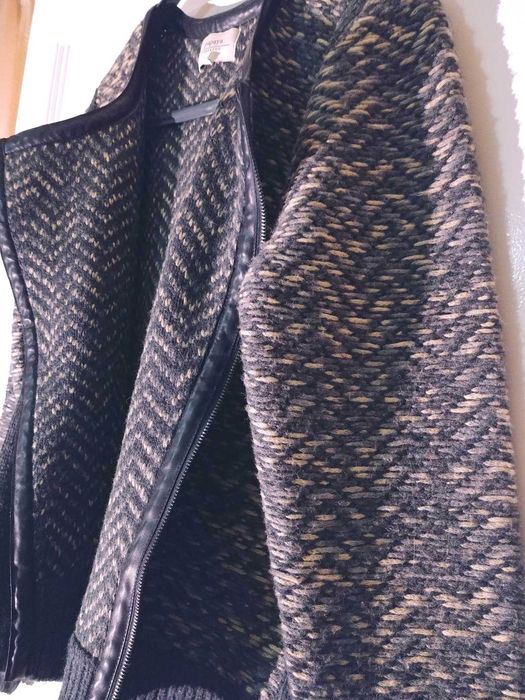 Geaca  tricotata ,groasa, Papaya XXL