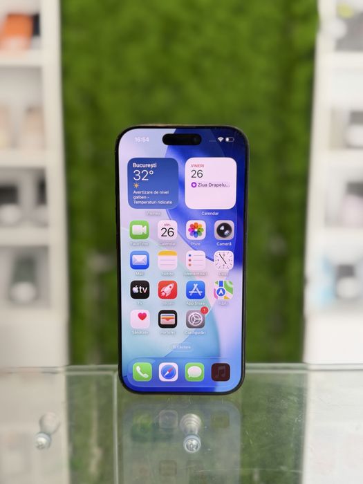 iPhone 16 Pro 128Gb Black/Baterie91%/Garantie 12 luni @atsgsm.ro