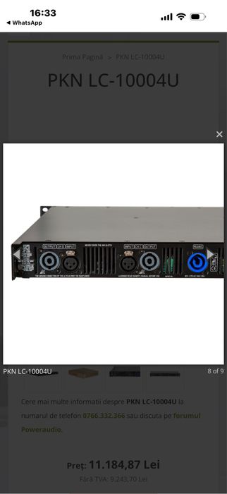 Amplificator PKN 4 Canale
