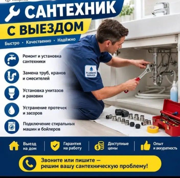 Сантехник с выездом