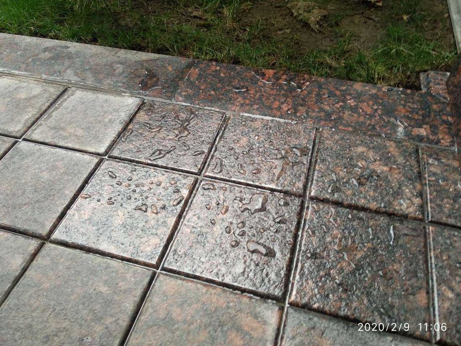 Чистка брусчатки, полировка, удаление пятен, защита мрамора, гранита