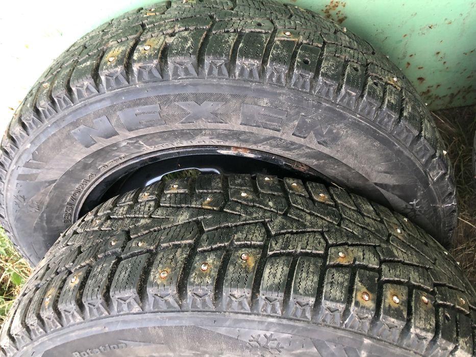 Комплект шипованных колес р14