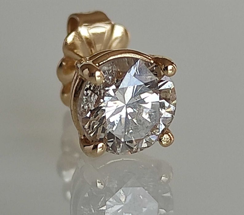 Cercel 14k Diamant natural 0.78ct