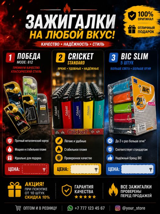 Зажигалка товар оптом магазин