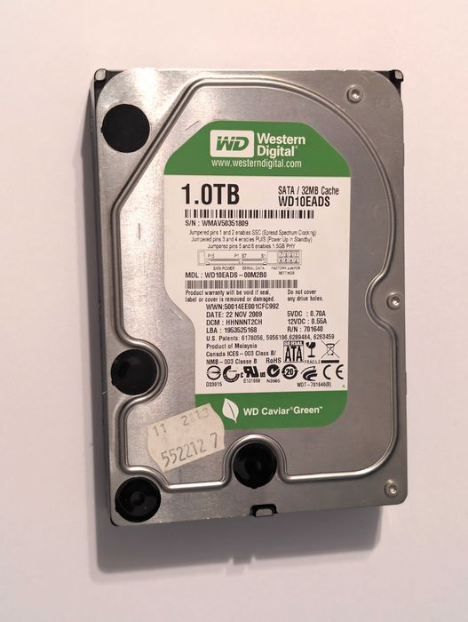 WD Western Digital Gold 2x 2TB – Enterprise + 1x 1TB Green