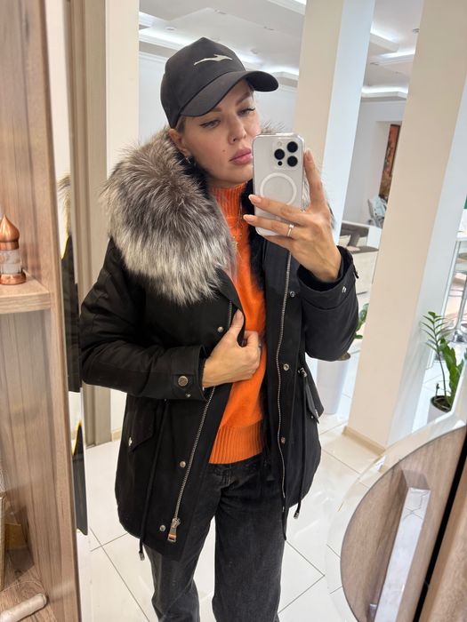 Зимняя куртка из натурального меха