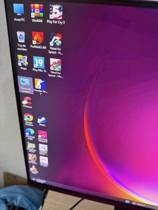 Setup pc i5 10600k 32 gb ddr4 512 gb ssd nvme gtx 1070 8 gb led 24 inch 120hz tast mouse complet casti