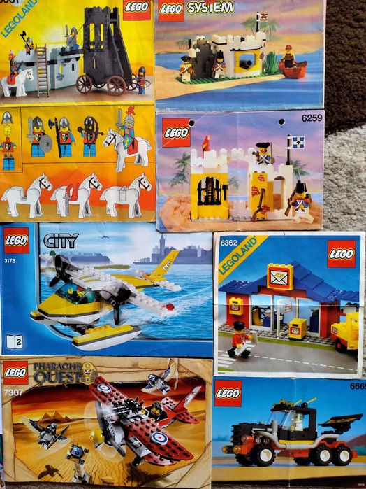 Legoland/Pirates/Castle/Paradisa/City - инструкции